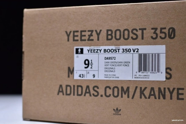 Green Adidas Boost Dark Yeezy DA9572 350 V2 1113